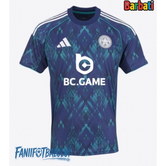 Leicester City Tricou Fotbal Replică 2025-26 Barbati Deplasare